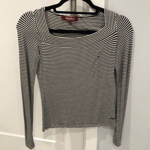 Max Mara Black and white top